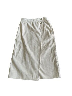 Maria McManus Corduroy A Line Midi Wrap Skirt